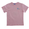 GIRLS GOLF ON PINK LOGO TEE