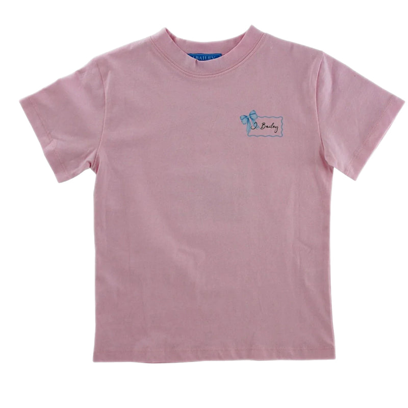 GIRLS GOLF ON PINK LOGO TEE