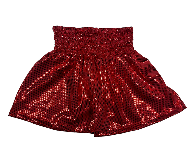 RED SPARKLE BELLA SHORTS