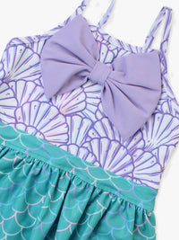 BIG BOW SKIRTED ONE PIECE -MAGICAL MERMAID