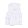 TINY TEE TIME EMBROIDERED SLEEVELESS GIRL BUBBLE