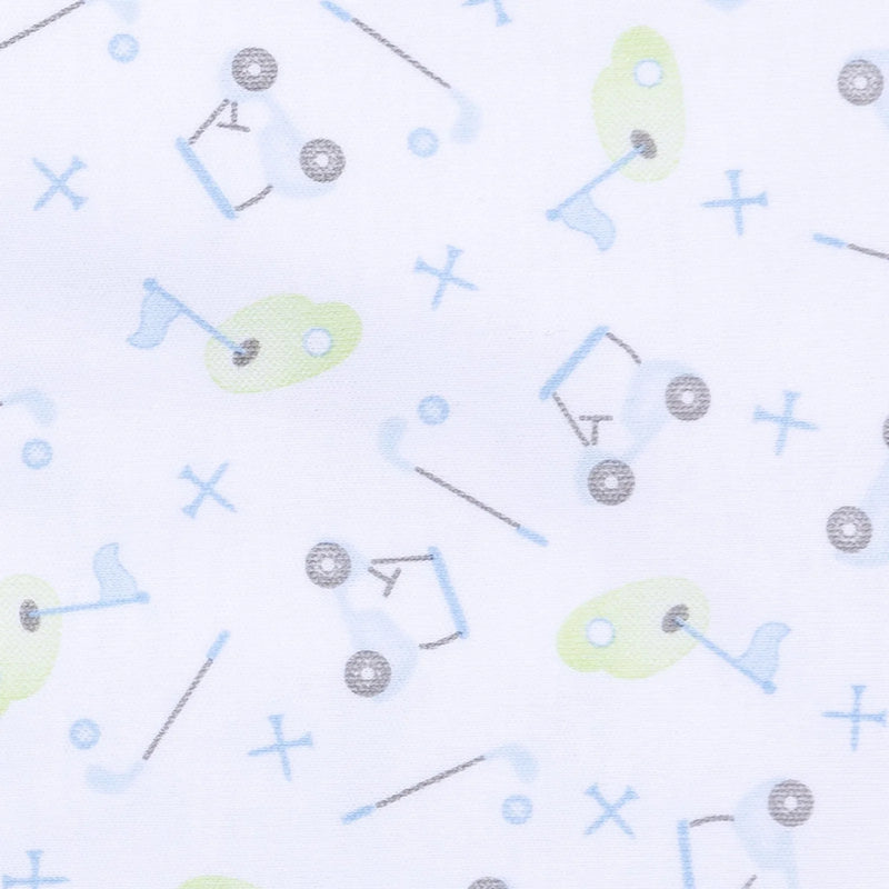 TINY TEE TIME BOY PRINTED SWADDLE