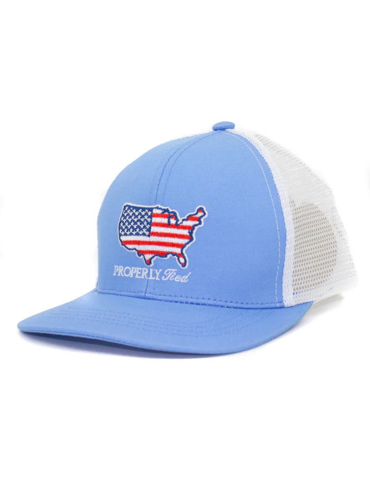 BOYS TRUCKER HAT OLD GLORY