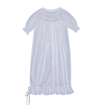 WHITE NICKY BOY DAYGOWN