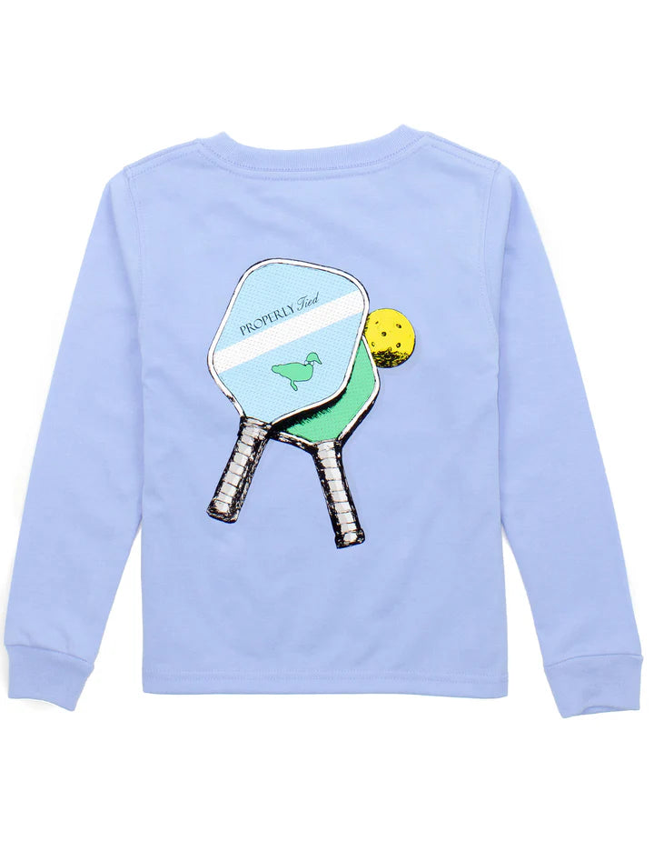 BOYS LONG SLEEVE TEE - PICKLEBALL