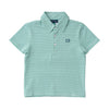 PRO PERFORMANCE POLO -   SIMPLY GREEN STRIPE