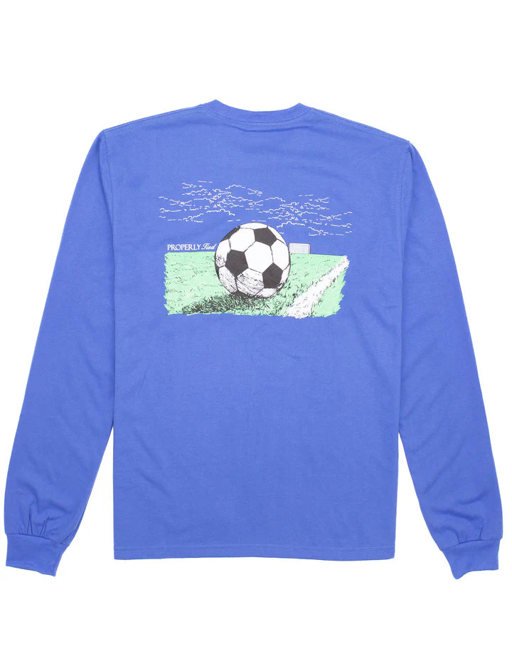 BOYS LONG SLEEVE TEE - SOCCER