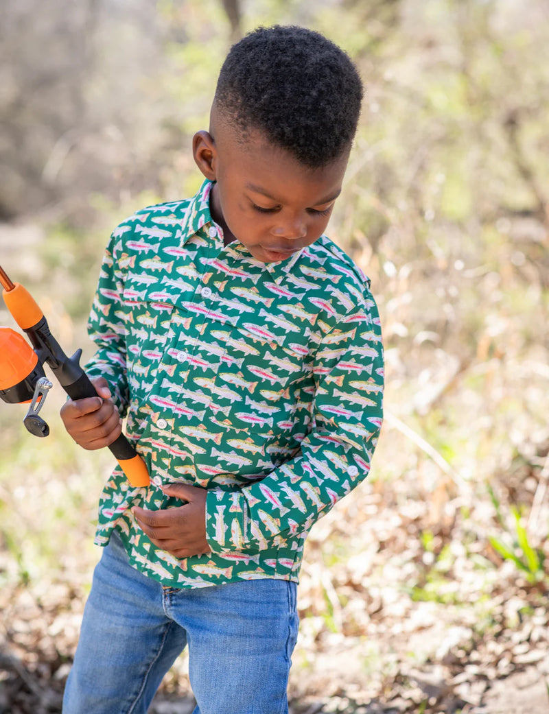 EVERGREEN TROUT LONG SLEEVE SHIRT