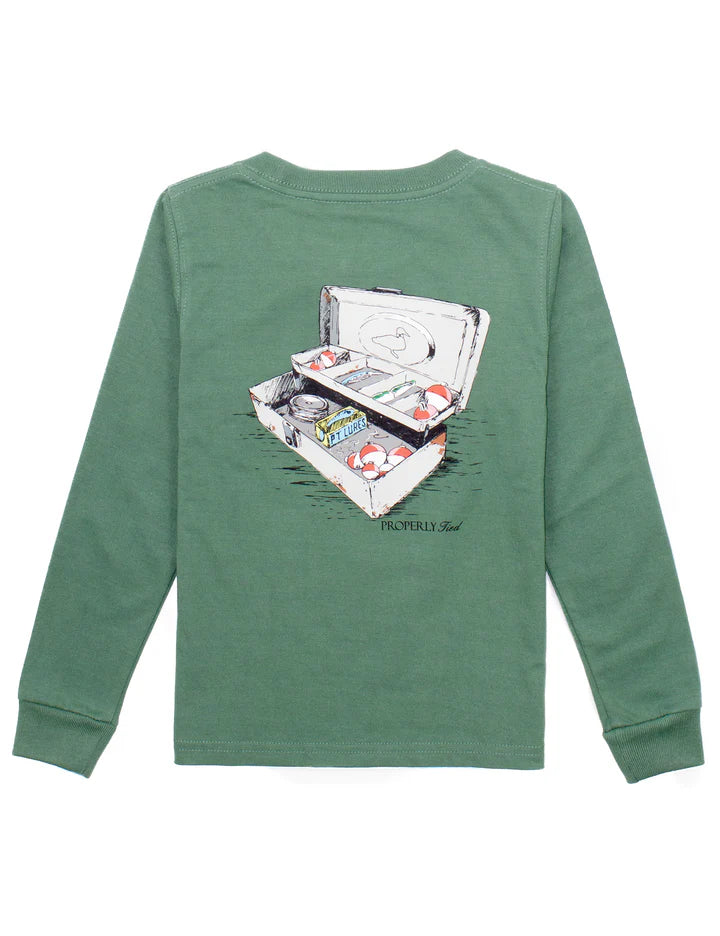 BOYS LONG SLEEVE TEE - TACKLE BOX