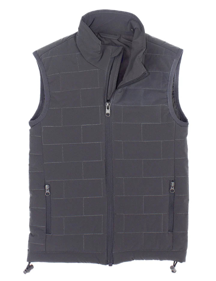 BOYS TUNDRA PUFFER VEST DARK GREY