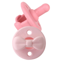 PINK BOWS SWEETIE SOOTHER PACIFIER SET (2-PACK)