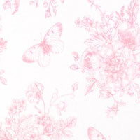 PINK BUTTERFLY GARDEN TOILE WOMENSS MATERNITY ROBE