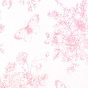 PINK BUTTERFLY GARDEN TOILE WOMENSS MATERNITY ROBE