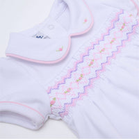 HAZEL SMOCKED DIAPER COVER SET