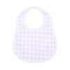 BABY CHECKS BIB - PINK