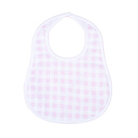 BABY CHECKS BIB - PINK