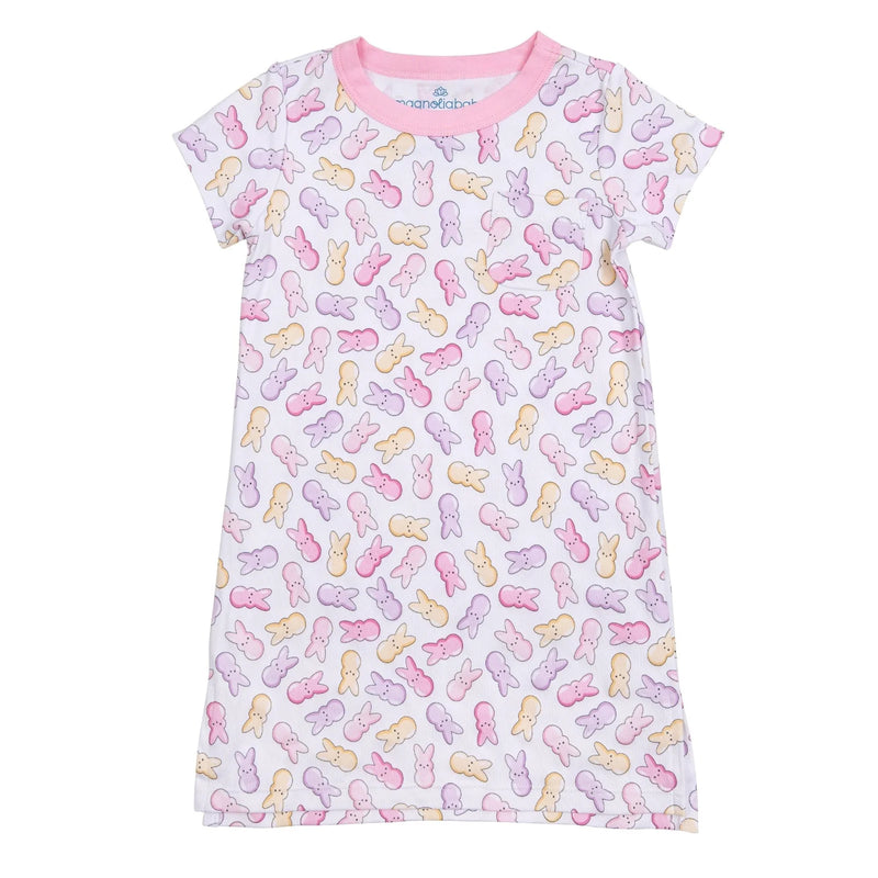 PEEP-TASTIC! GIRL'S SHORT SLEEVE NIGHT DRESS