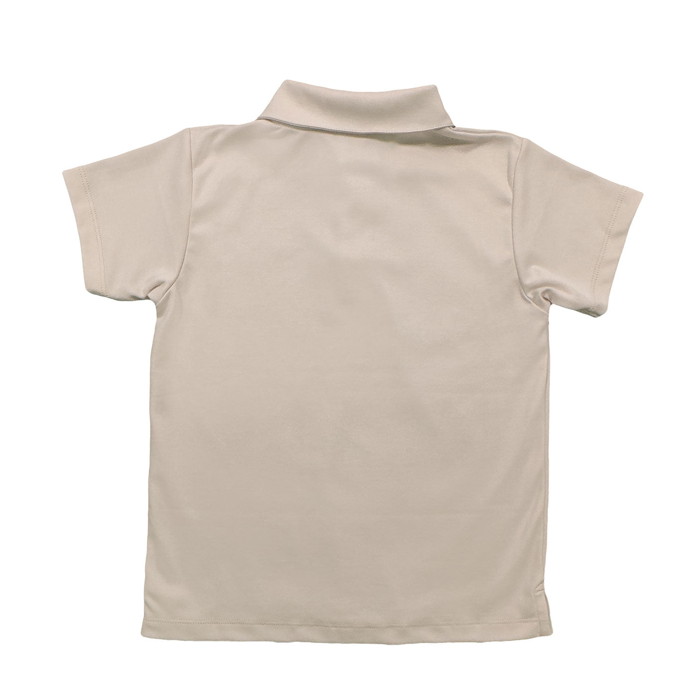 BOYS SIGNATURE SHORT SLEEVE PIMA POLO - SAND