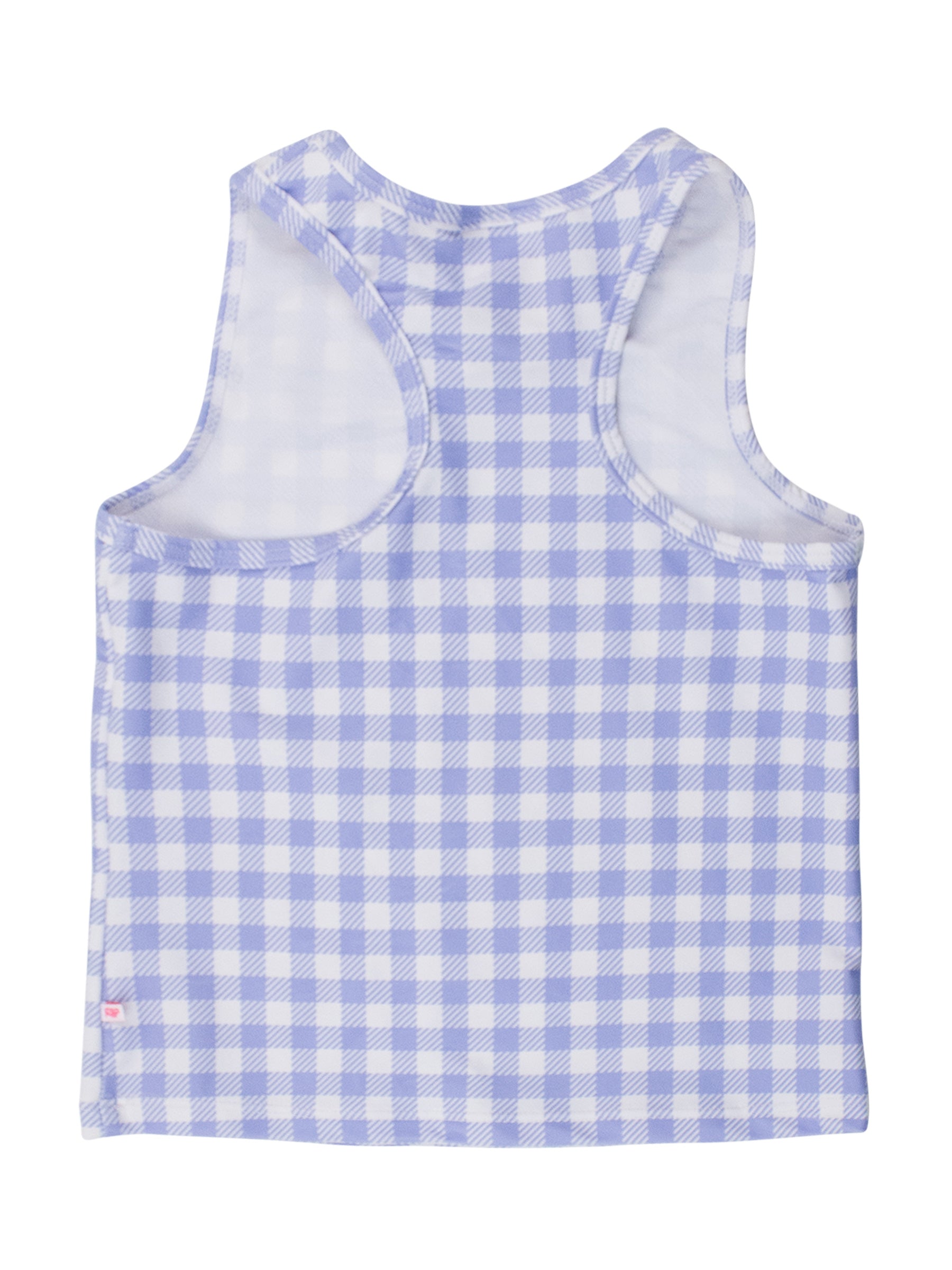 ACTIVE TANK TOP - PERIWINKLE BLUE GINGHAM